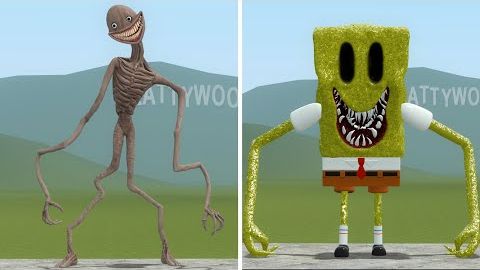 Мультик про то как я становлюсь новым мистером Джанглом против Спонжи Вугги и других