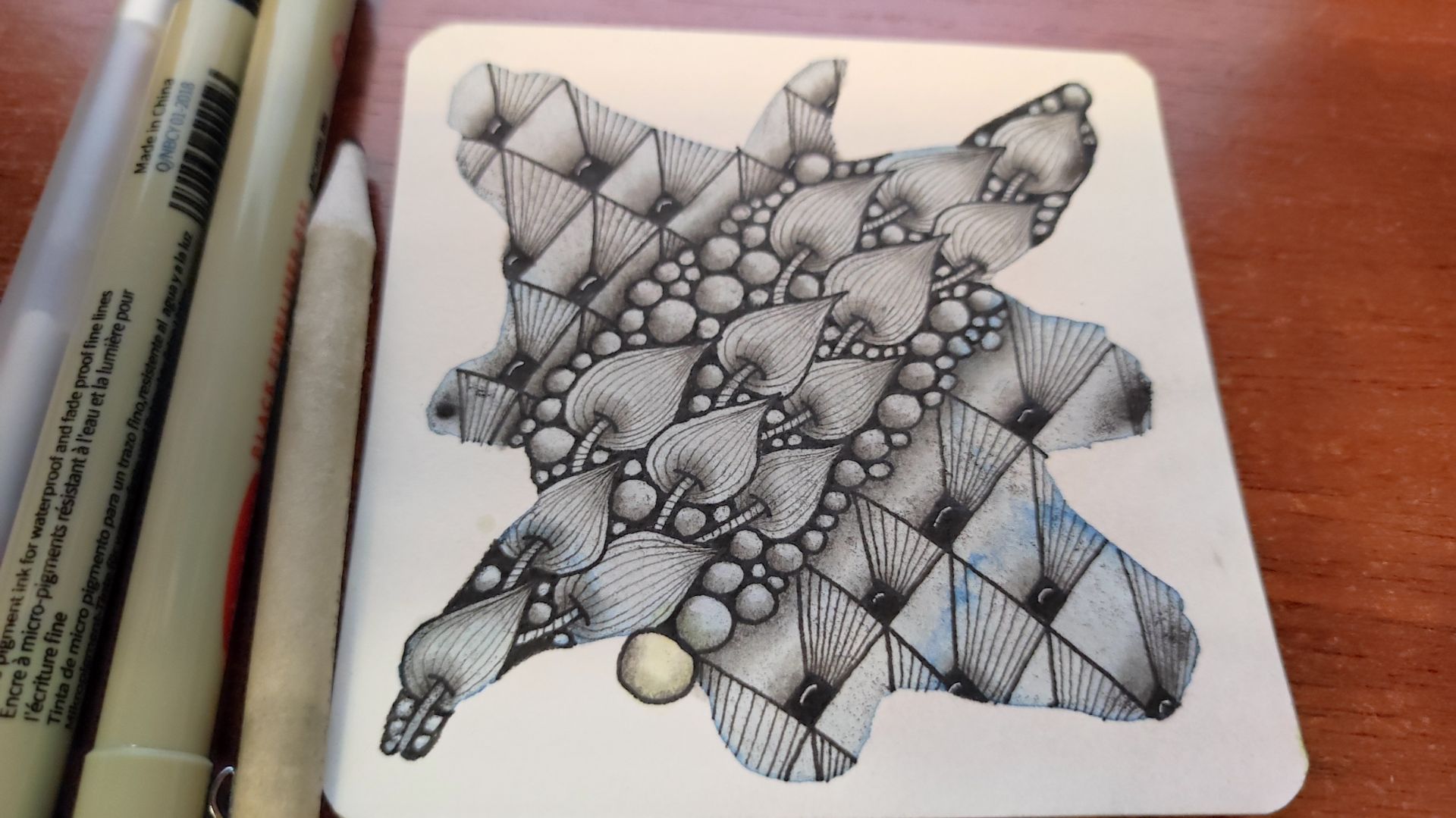 Зентангл Клякса ягод смотреть онлайн