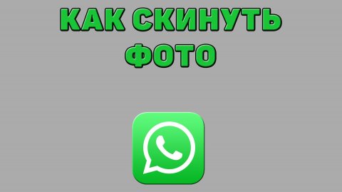 Как скинуть фото в Ватсапе