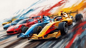 Развивающие мультфильмы про машинки. Гонки про крутые машинки.