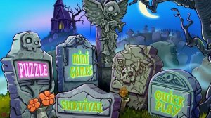 Зомби хотят захватить кладбище.