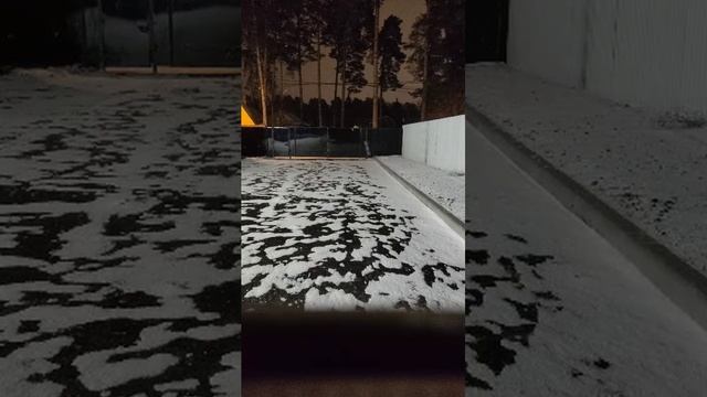 Вечерний снегопад