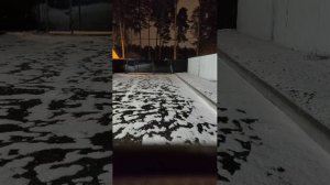 Вечерний снегопад