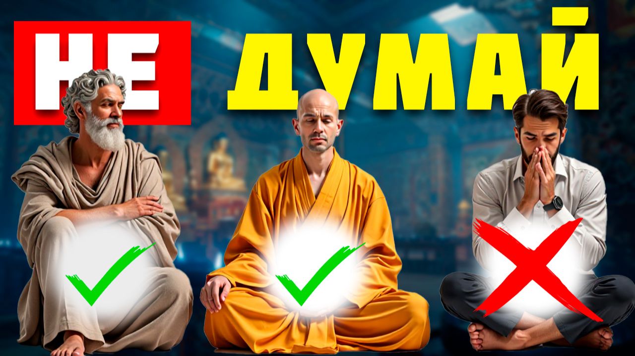 Останови поток мыслей за пять секунд. Как перестать слишком много думать?