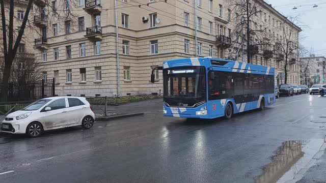 Троллейбусы ПКТС-6281.00 "Адмирал" и БКМ 321 "Ольгерд" в Санкт-Петербурге (10.12.2025)