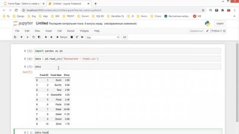 Анализ данных с помощью Pandas. Вводное занятие