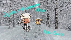 Гуляю с Фиником ❄️🎄✌🏼// Влог // Тока Бока