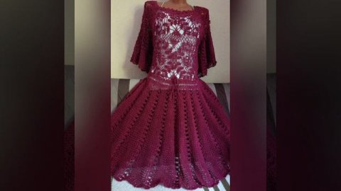 🌸Платье ажурное женское ,вязаное крючком. 🌸Вязание на заказ 🌸