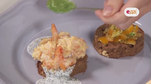 Брауни из батата и с двумя видами тартара | Дежурный по кухне 5 /15