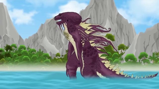 Битва Морских Годзилл часть 1