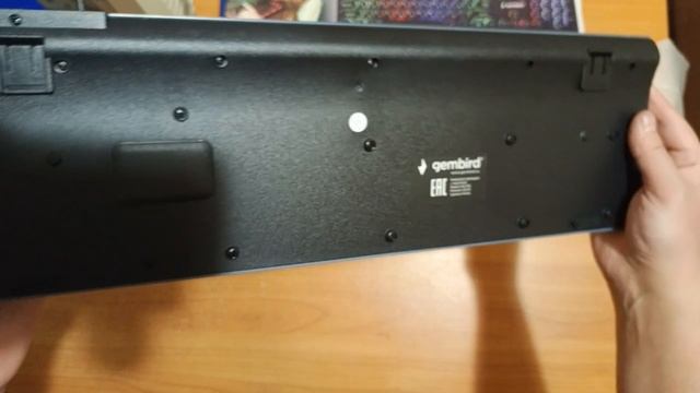 GEMBIRD Клавиатура игровая с подсветкой круглые клавиши