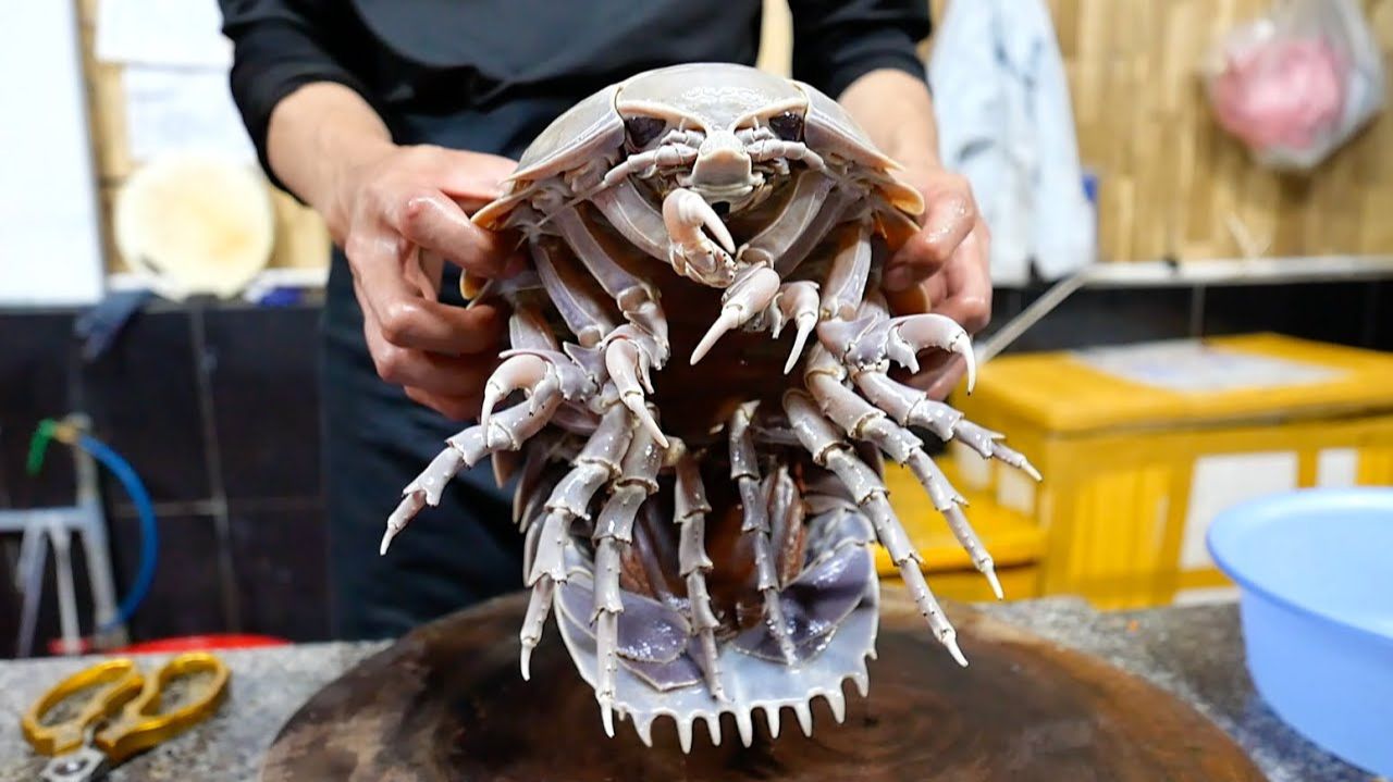 Гигант Лобстер жареный рис морепродукты Вьетнам смотреть онлайн