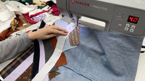 Как превратить старые джинсы в классные коврики! Откройте для себя искусство пэчворка!