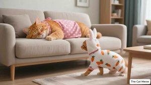 Как у котиков мама болела