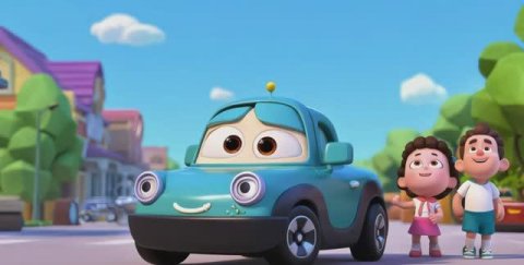 Веселые автогонки мультик