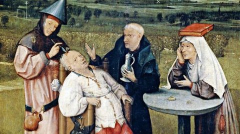 Невежественная медицина в Темные века.