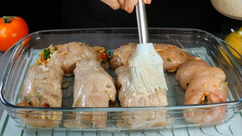 ВСЕГДА УДАЧНЫЙ вариант ГОРЯЧЕГО блюда! КУРИНЫЕ РУЛЕТИКИ с начинкой. Рецепт куриных рулетов ищут все