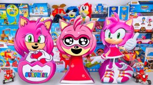 Распаковка коллекции игрушек Sonic The Hedgehog ASMR | Коллекция Sonic & Amy Rose Mystery Box
