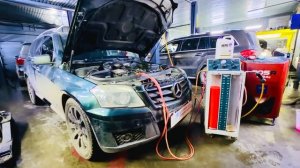 ПрОмЫвКа СиСтЕмЫ ОхЛаЖдЕнИя GLK X204 С зАмЕнОй АнТиФрИзА АпПаРаТнАя  МеРсЕдЕс ГлК -