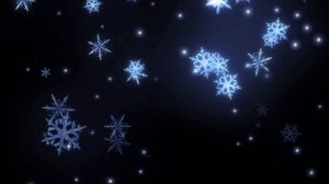 🌀 НЕБЕСНАЯ СИМФОНИЯ: ГОЛУБЫЕ СНЕЖИНКИ В 4K НА ЧЁРНОМ ФОНЕ