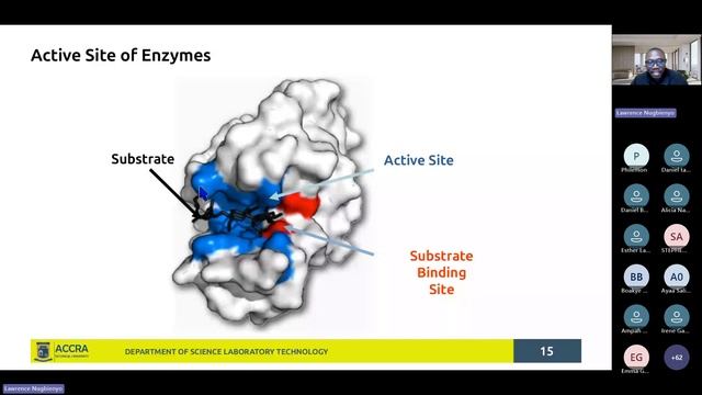 SBT 401 General Biochemistry (Weekend): Mechanism of Enzyme Action