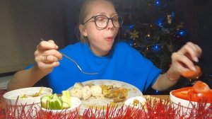 Мукбанг/Подарки на Новый год 🎄