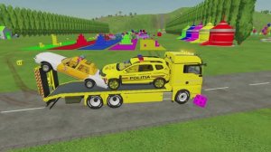 МУЛЬТИКИ ПРО МАШИНКИ: виу-виу, полицейская машина спешит.