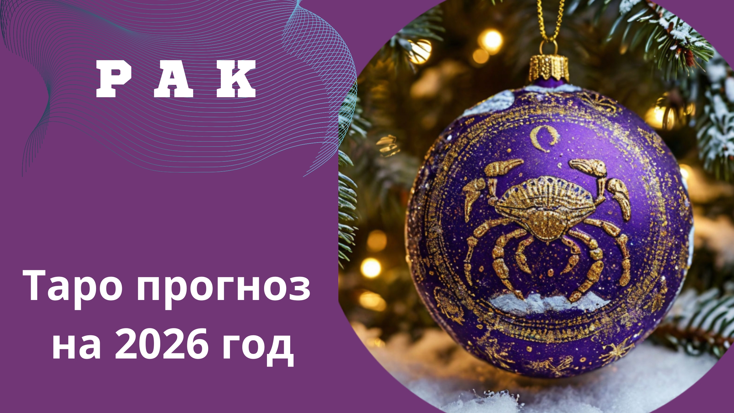 РАК - ТАРО ПРОГНОЗ НА 2026 год 💫 от Натали Эллиф 14-12-2025