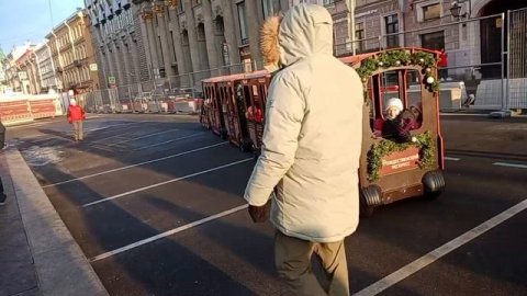 Ярмарка на Манежной площади, прогулка с детьми.