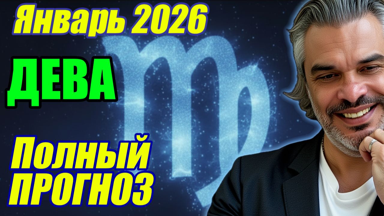 Гороскоп для Девы на январь 2026 | астропрогноз по домам