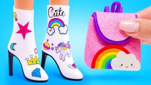 🖼 У Барби нет обуви?! 👠 Сэм и Сью делают более 20 новых пар!