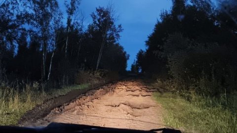 Дорога на урочище и обратно