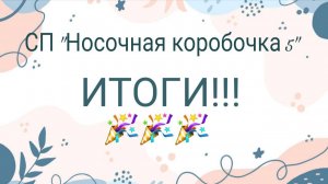 СП "Носочная коробочка 5". Отчет за декабрь! Итоги!!!