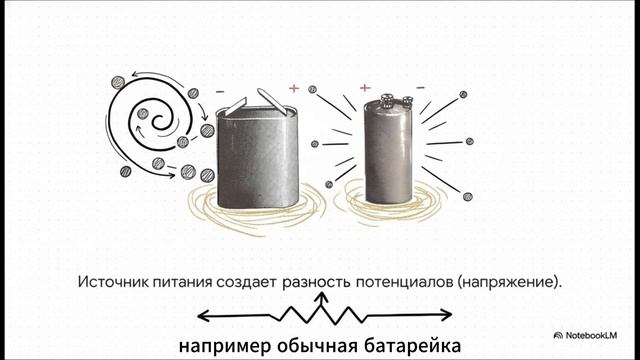 От хаоса к порядку как движение электронов становится током