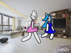 Мисс Венда гонится за мной по моей квартире? Анимация