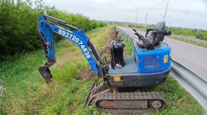 Траншея 800 Метров , Мини Экскаватором  Rippa R10