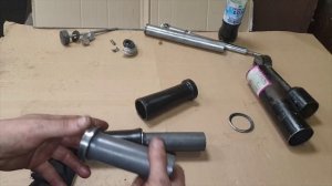 Работа амортизатора НИВОМАТ . Часть 3 -- разборка .