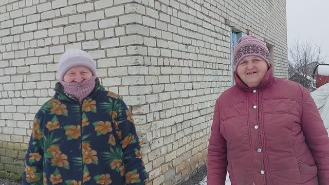 Привезли дрова Наталье