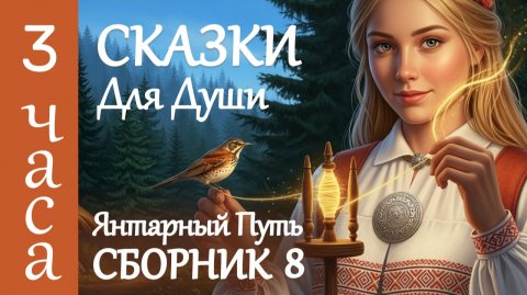 3 часа Волшебства и Уюта🌛 4 Прибалтийские СКАЗКИ НА НОЧЬ под ШУМ ДОЖДЯ