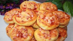 Вы только посмотрите что получилось| Ватрушки | Пышные мини - пиццы