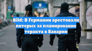 В ФРГ по подозрению в планировании теракта задержаны пятеро иностранцев