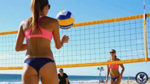 Игра в пляжный волейбол / Красивые девушки / Часть 9