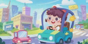 Машинки под дождем мультик