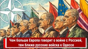 Чем больше Европа говорит о войне с Россией, тем ближе русские войска к Одессе