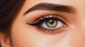 Глаз подведён