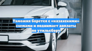 Таможня борется с «казахскими» схемами и поднимает доплаты по утильсбору