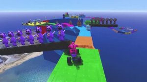 СУПЕРГЕРОИ В БЕЗУМНЫХ ГОНКАХ: ТРЮКИ НА МОТОЦИКЛАХ, СТОЛКНОВЕНИЯ И ПАДЕНИЯ С ОБРЫВОВ В МОРЕ 🏍️