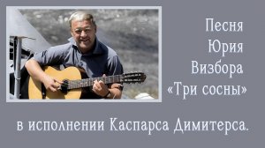 Песня Юрия Визбора «Три сосны» в исполнении Каспарса Димитерса.