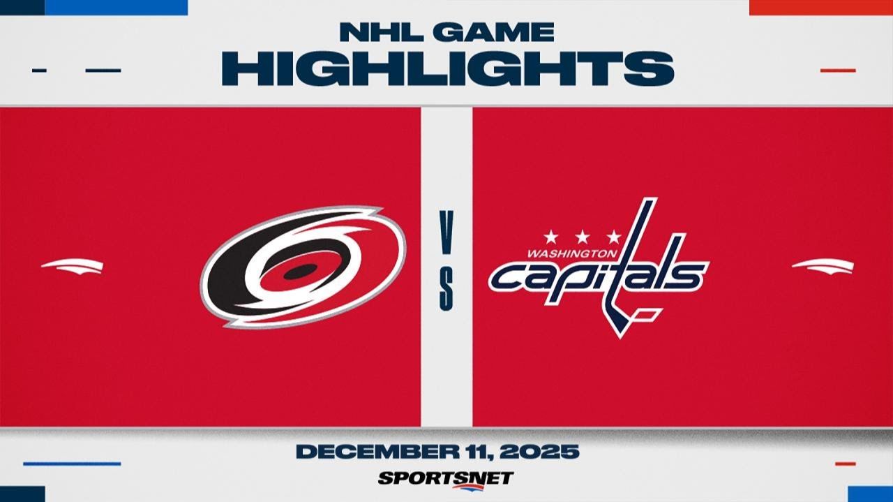 12.12.2025 | ОБЗОР МАТЧА | Вашингтон Кэпиталз - Каролина Харрикейнз | Highlights