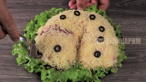 Салат «Подкова» на Новый год 2026: Готовим удачу по-мужски!